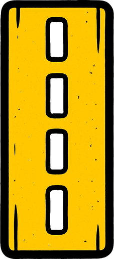 yol şeriti.
In-Game asset.  2d.  High contrast.  No shadows