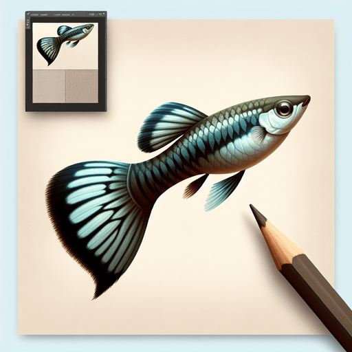 A realistic gupyfish swiming to the right.
Single Game Texture. In-Game asset. 2d. Blank background. High contrast. No shadows.