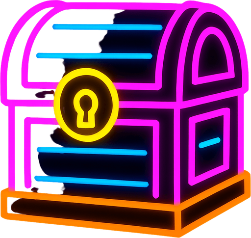 X.
In-Game asset.  2d.  High contrast.  No shadows. NEON