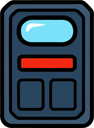 among us door.
In-Game asset.  2d.  High contrast.  No shadows