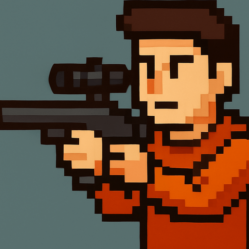 man with sniper