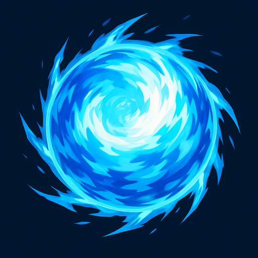 Airball of dragon shout. sphere. HD colors..
In-Game asset.  2d.  High contrast.  No shadows