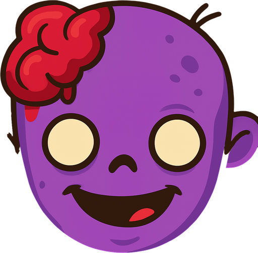 A happier version of this zombie but its will be purple