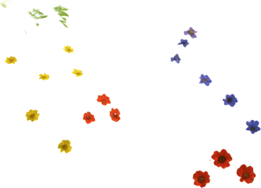 a background full of greenery and some flowers.
In-Game asset.  3d. Realistic