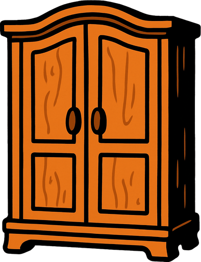 armario.
In-Game asset.  2d.  High contrast.  No shadows