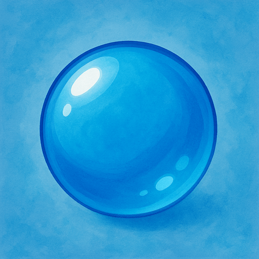 Blue bubble