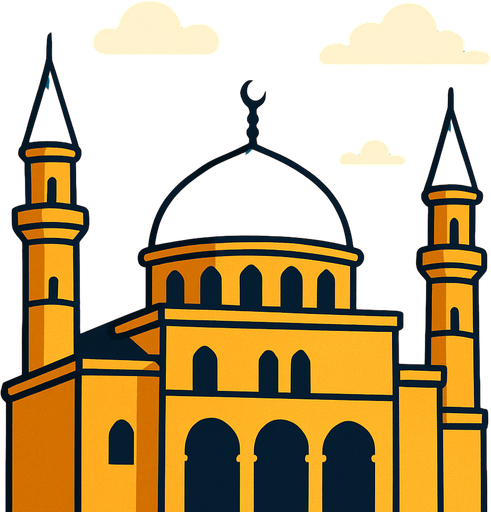 Cami ve masmavi gokyuzu.
In-Game asset.  2d.  High contrast.  No shadows