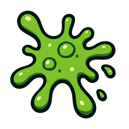 snot.
In-Game asset.  2d.  High contrast.  No shadows