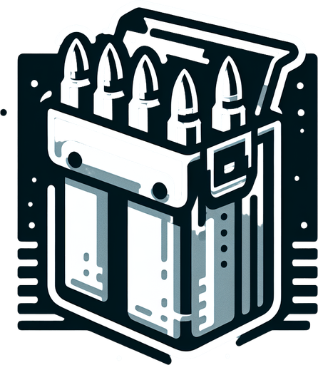 A simle ammionitins pack.
Single Game Texture.  In-Game asset.  2d.  Blank background.  High contrast.  No shadows