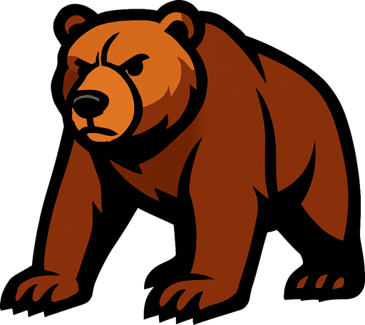 ayı.
In-Game asset.  2d.  High contrast.  No shadows