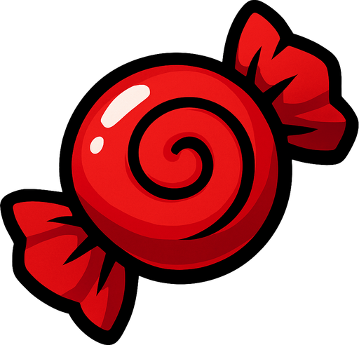 Red Candy.
In-Game asset.  2d.  High contrast.  No shadows