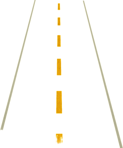 carretera oscura con perspectiva desde arriba.
In-Game asset.  2d.  High contrast.  No shadows