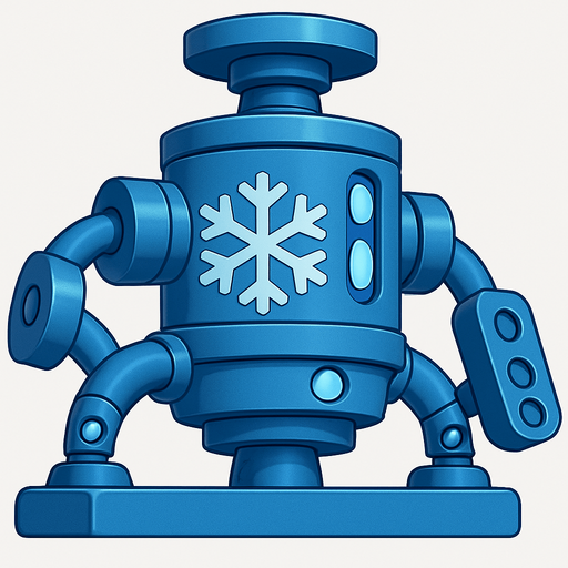 Вместо молнии снежинка, и покрасить в синий