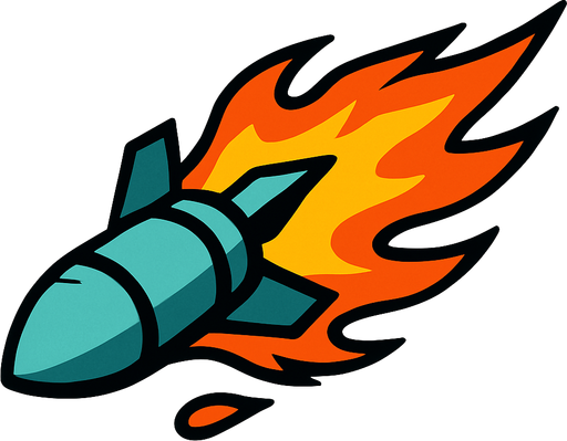 projectile.
In-Game asset.  2d.  High contrast.  No shadows