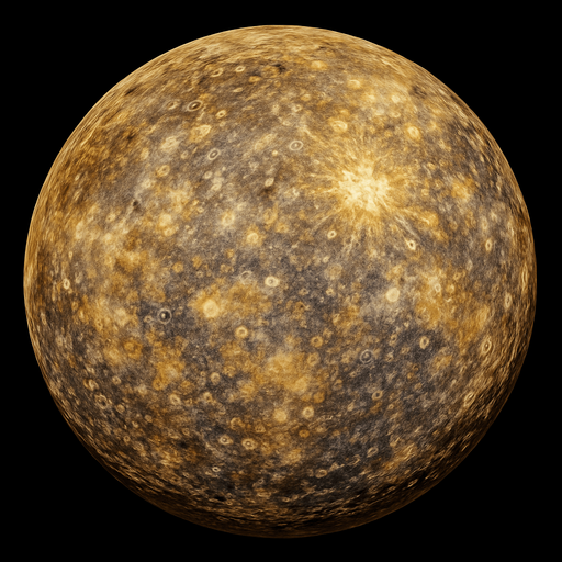 mercury realistic.
In-Game asset.  2d.  High contrast.  No shadows