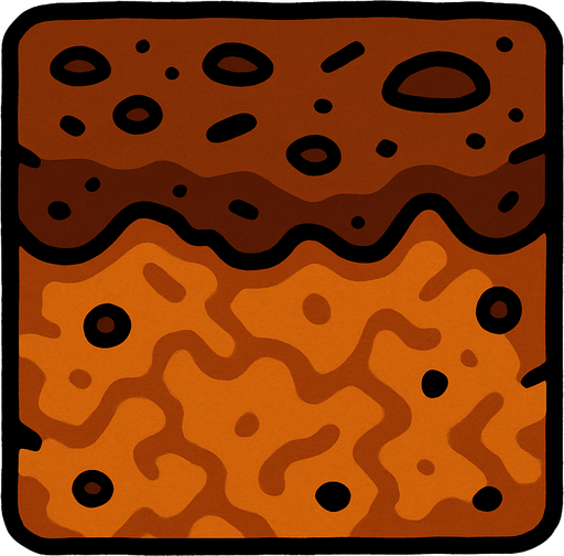 Bir dirt tasarla.
In-Game asset.  2d.  High contrast.  No shadows