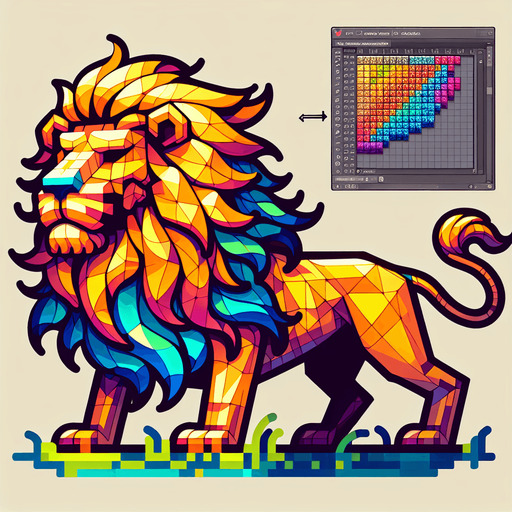 An animated image of a lion.
Single Game Texture. In-Game asset. 2d. Blank background. High contrast. No shadows.