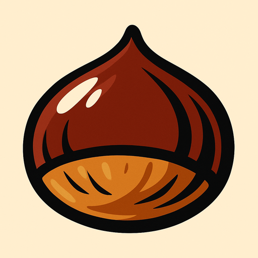 Chestnut.
In-Game asset.  2d.  High contrast.  No shadows