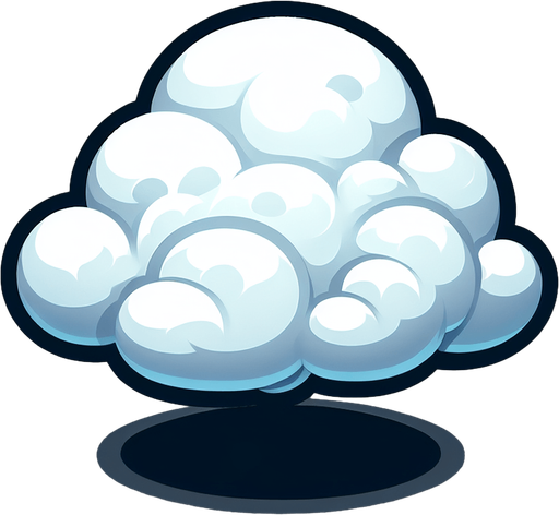 bulut beyaz pofuduk 2d oyun realistic detailles.
Single Game Texture.  In-Game asset.  2d.  Blank background.  High contrast.  No shadows