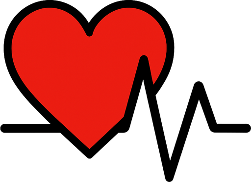 heart beat.
In-Game asset.  2d.  High contrast.  No shadows