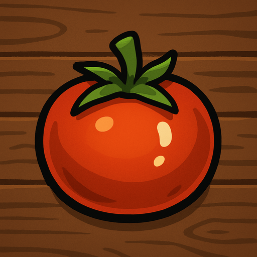 add one tomato.
In-Game asset.  2d.  High contrast.  No shadows