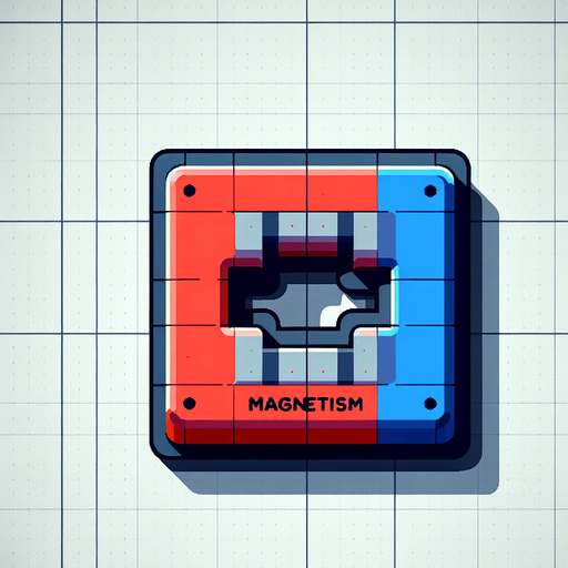 in-game asset. 2d. magnet graphic recentgular with text saying "Magnetism". blank background. minimalistic flat graphic. Single Game Texture. In-Game asset. High contrast. No shadows. red and blue.
Single Game Texture. In-Game asset. 2d. Blank background. High contrast. No shadows.