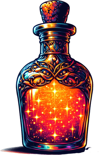 orange potion
orange potion, no background