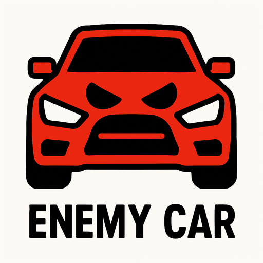 ENEMY CAR.
In-Game asset.  2d.  High contrast.  No shadows