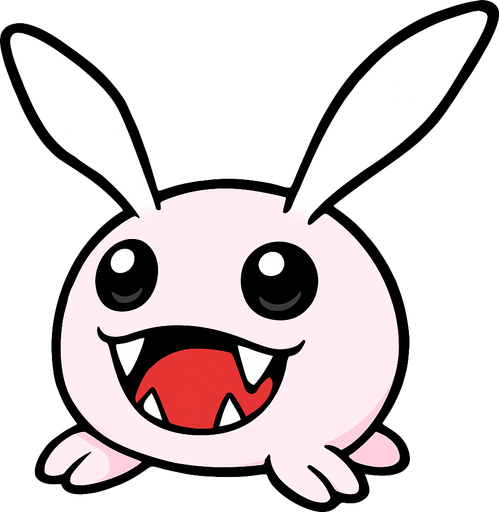Tokomon.
In-Game asset.  2d.  High contrast.  No shadows