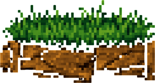 remove the planks in the selected area and add grass in 16 bit style
