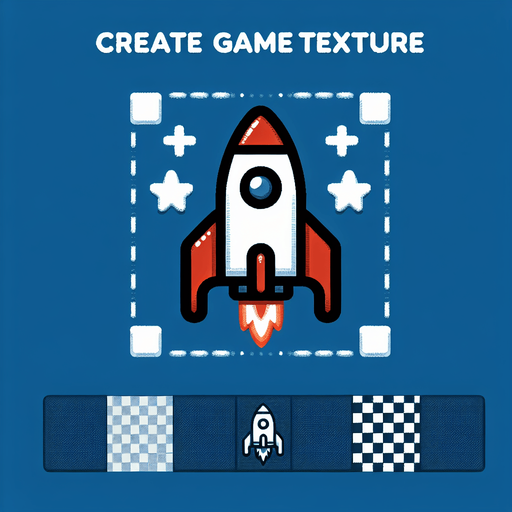 Ракета.
Single Game Texture. In-Game asset. 2d. Blank background. High contrast. No shadows.
