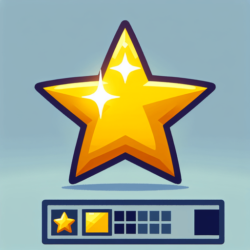 yellow pointy star twinkle.
Single Game Texture. In-Game asset. 2d. Blank background. High contrast. No shadows.