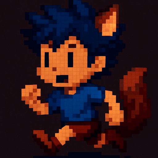 Corriendo pixelart