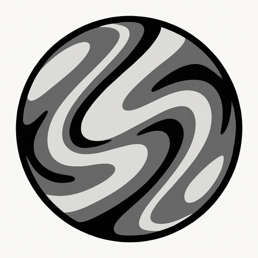 Gri bilye.
In-Game asset.  2d.  High contrast.  No shadows