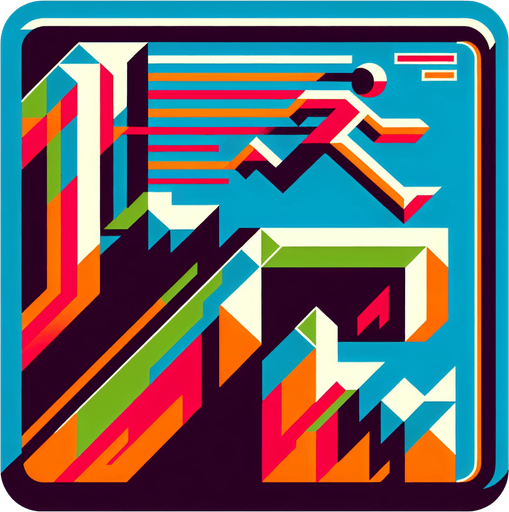 Vector runner.
Single Game Texture.  In-Game asset.  2d.  Blank background.  High contrast.  No shadows