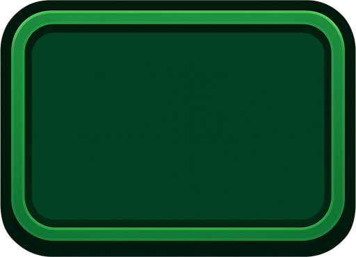 gölgelendirmeli koyu yeşil buton.
In-Game asset.  2d.  High contrast.  No shadows