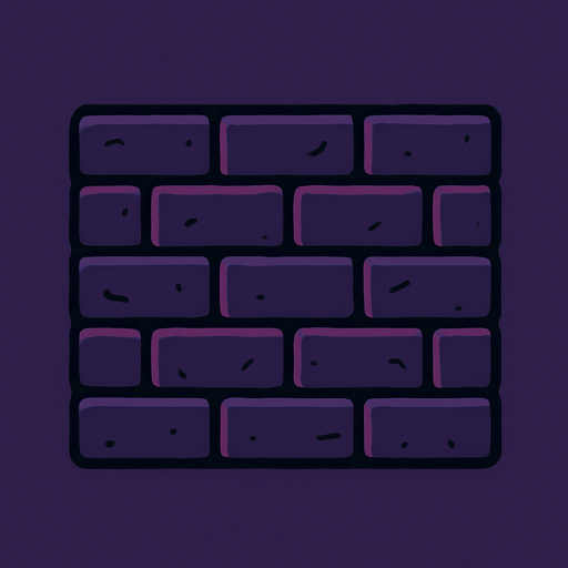 dark purple wall.
In-Game asset.  2d.  High contrast.  No shadows