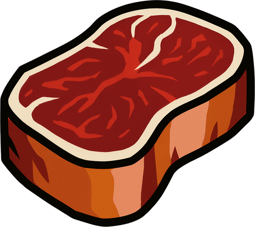 Sirloin.
In-Game asset.  2d.  High contrast.  No shadows