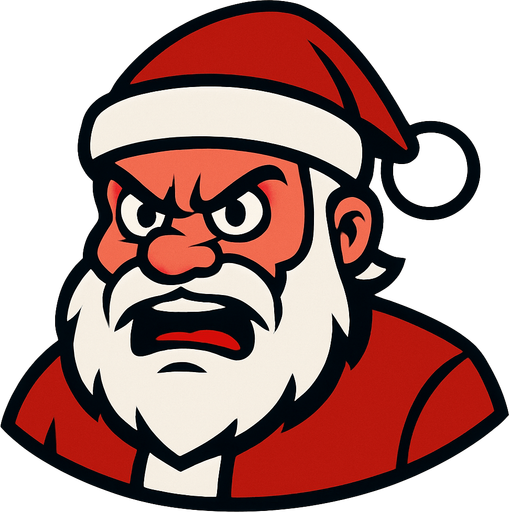 Santa angry
In-Game asset.  2d.  High contrast.  No shadows