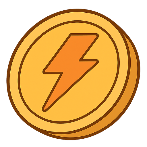 Power up. No background. Transparent background. Blank background. No shadows. 2d. In-Game asset. flat