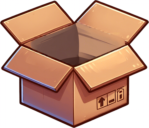 cute Chibi ginger cat peeking from the box into the camera. Cheeky, happy.