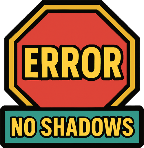 Error.
In-Game asset.  High contrast.  No shadows