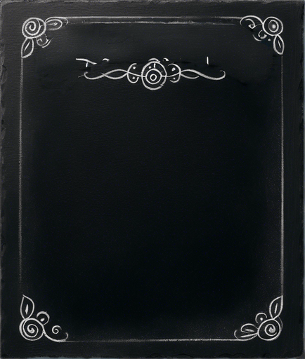 "NOVICE BLEND" handwritten in chalk