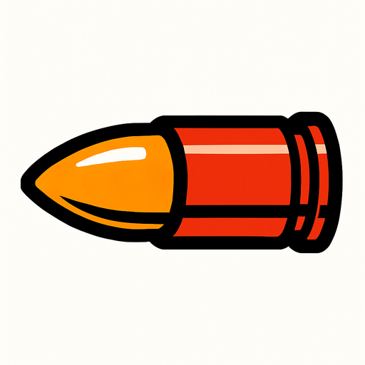 Bala.
In-Game asset.  2d.  High contrast.  No shadows