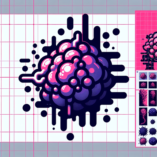 cancer entity piece on body.
Single Game Texture.  In-Game asset.  2d.  Blank background.  High contrast.  No shadows