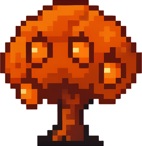 make trees leaves orange