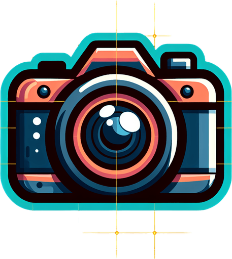 create camera.
Single Game Texture.  In-Game asset.  2d.  Blank background.  High contrast.  No shadows