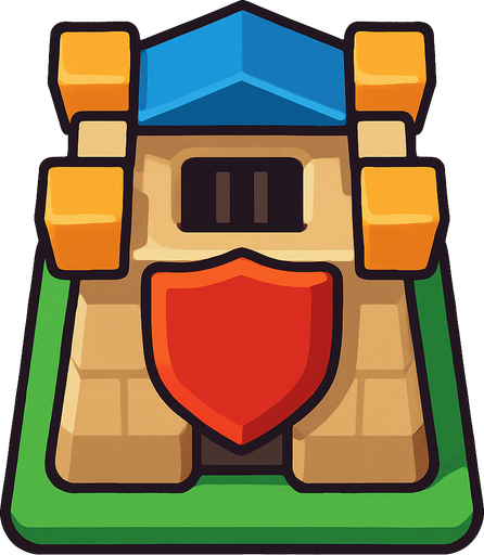Tam yukarıdan bakılan bir kule clash royaledeki gibi.
In-Game asset.  2d.  High contrast.  No shadows