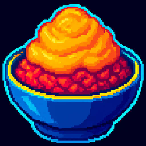 Raw batter on top of the ground fish