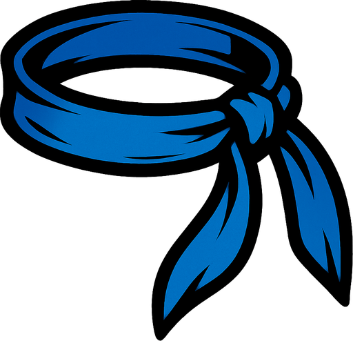 blueHeadband.
In-Game asset.  2d.  High contrast.  No shadows
